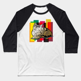 cat Baseball T-Shirt